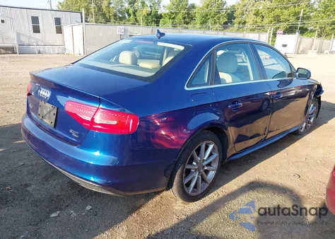 2014 Audi A4 2.0T Premium из США, поврежденный, VIN WAUFFAFL2EN006972